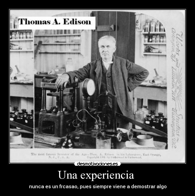 Una experiencia  - 