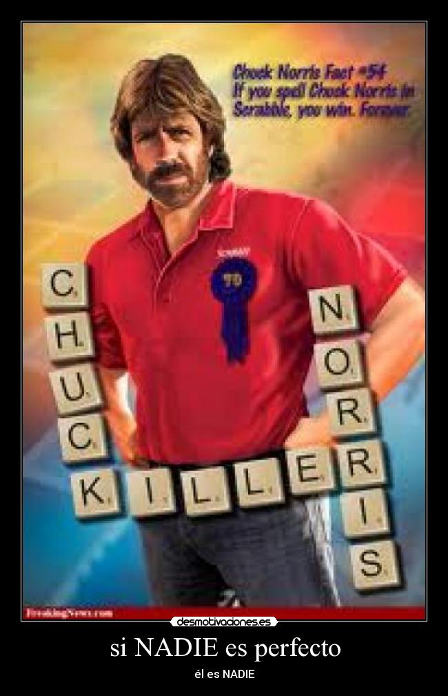 si NADIE es perfecto -