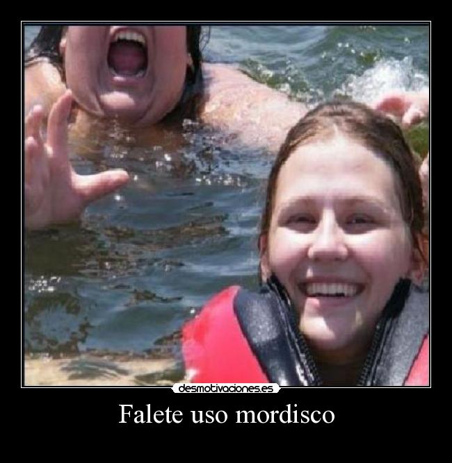 Falete uso mordisco -