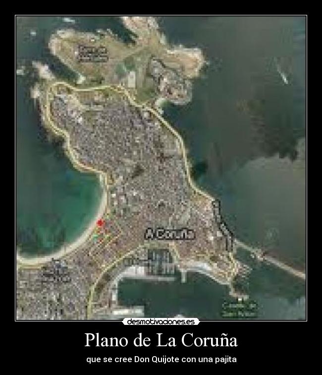 Plano de La Coruña - 