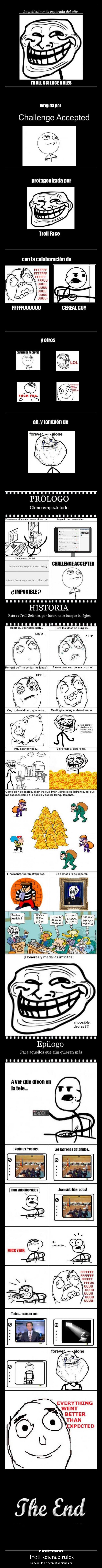 carteles pelicula troll science rules la de desmotivaciones desmotivacioneses desmotivaciones