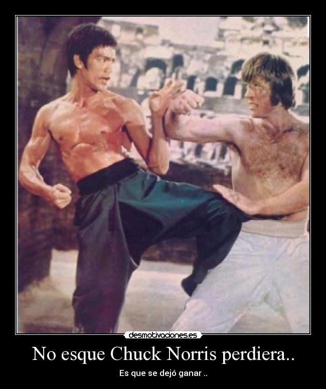 carteles chuck norris desmotivaciones