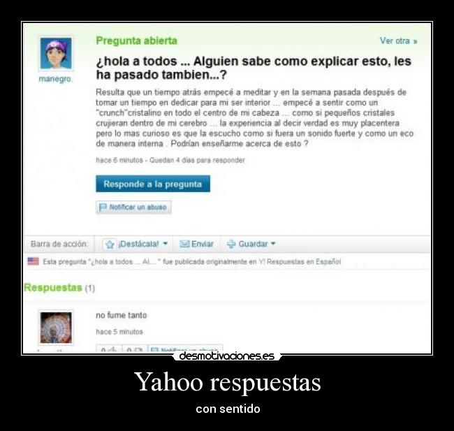 Yahoo respuestas -