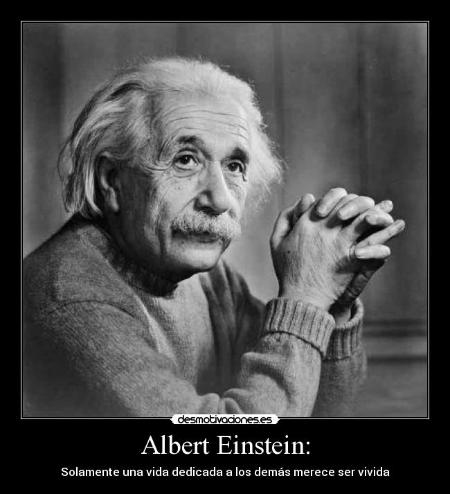 Albert Einstein: -