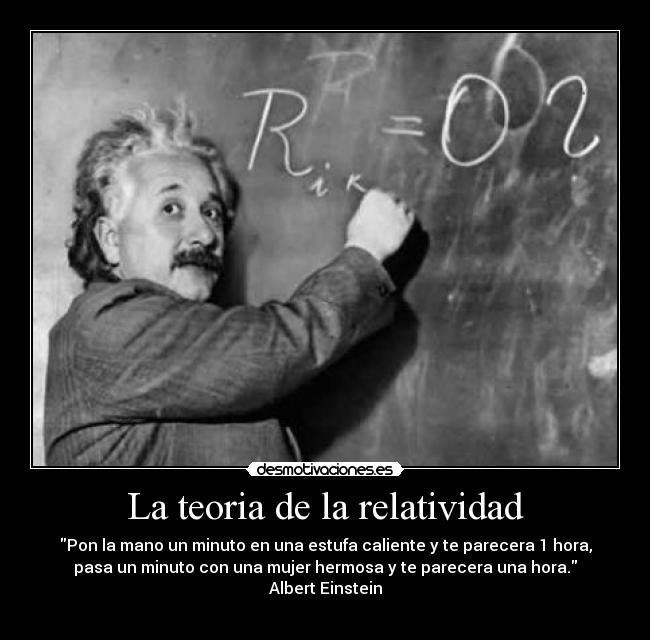La teoria de la relatividad -