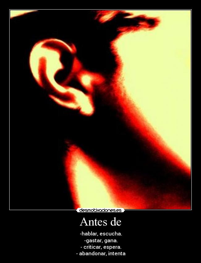 Antes de - 