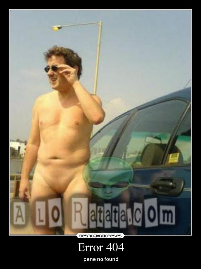 Error 404 - pene no found