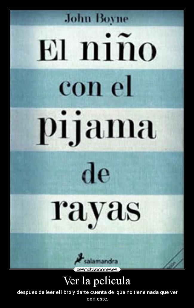 carteles nino con pijama rayas desmotivaciones