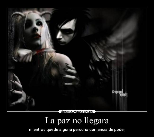 La paz no llegara -