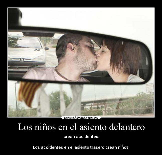 Los niños en el asiento delantero - 