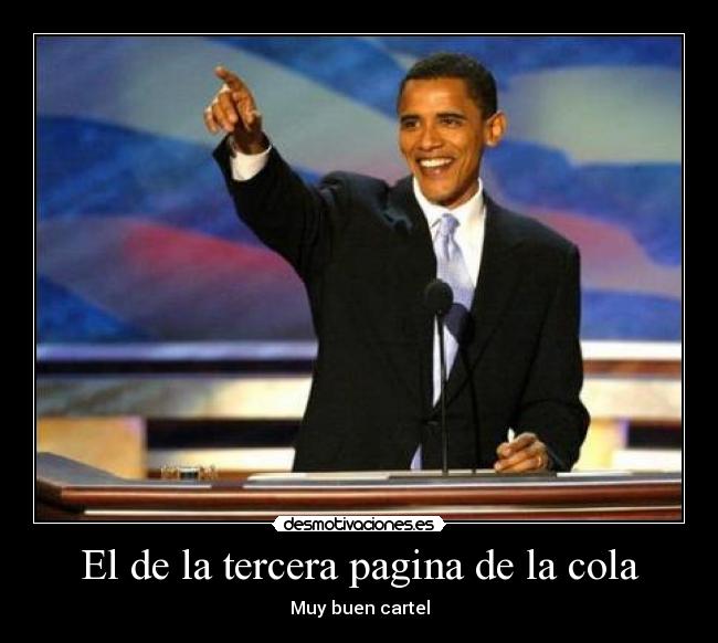 El de la tercera pagina de la cola -