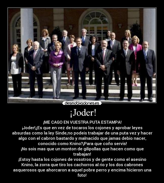 carteles cago vosotros desmotivaciones