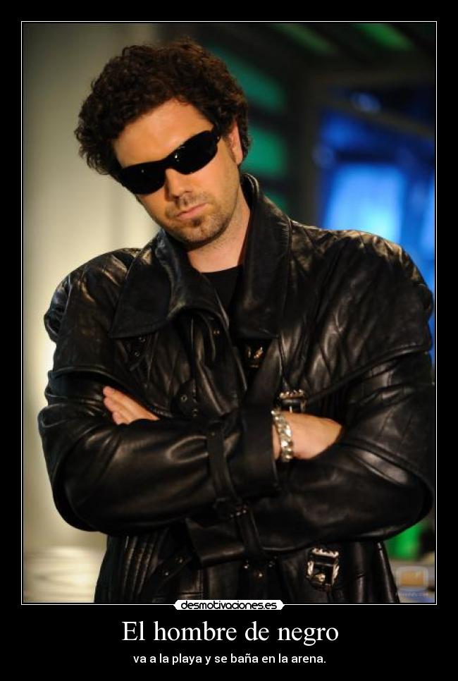 El hombre de negro -