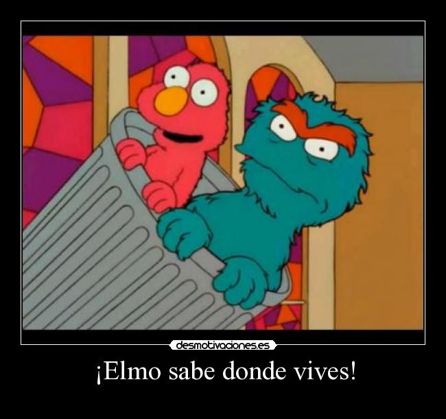 ¡Elmo sabe donde vives! - 