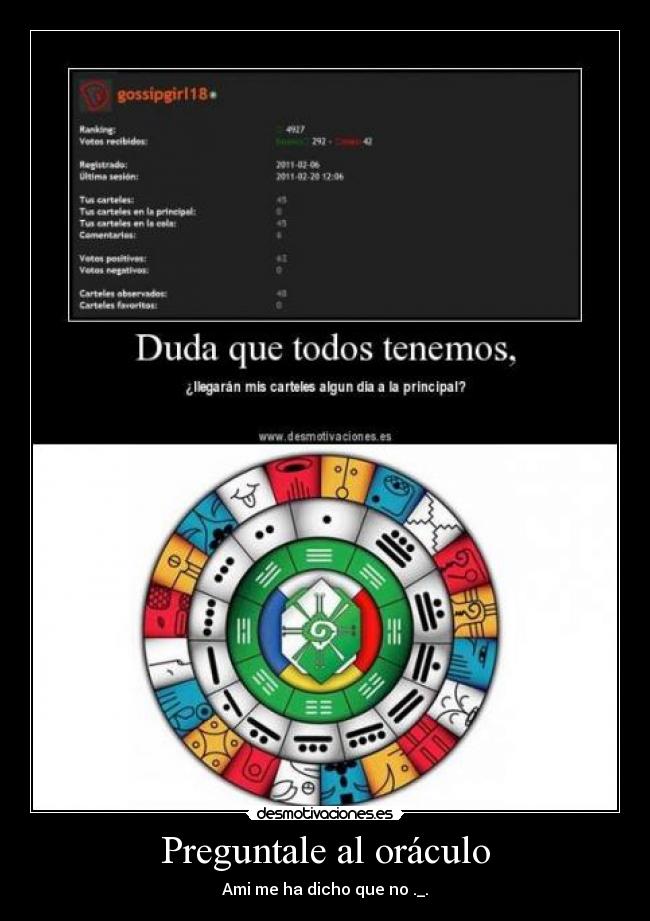 Preguntale al oráculo -