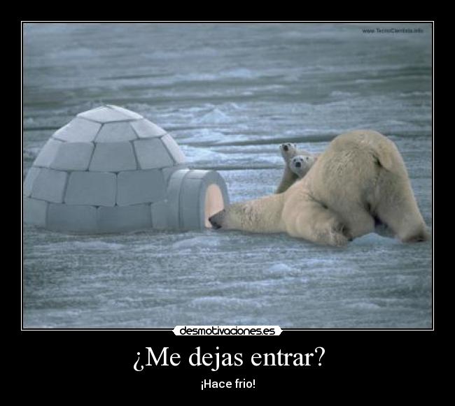 ¿Me dejas entrar? - 