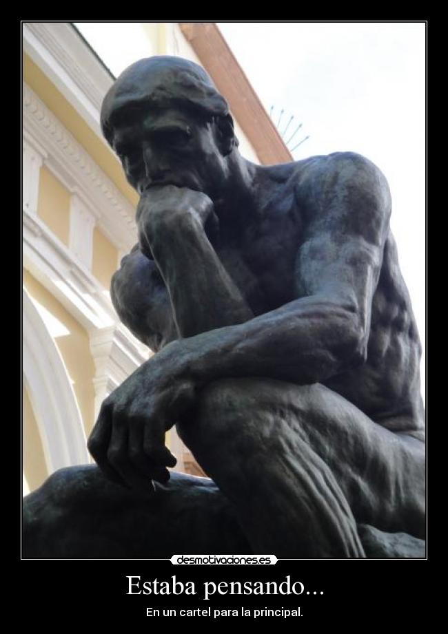 Estaba pensando... - 