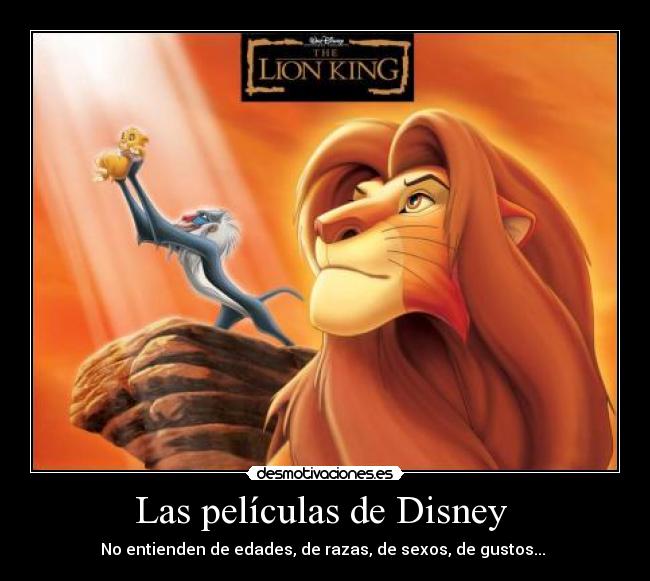 Las películas de Disney  - 