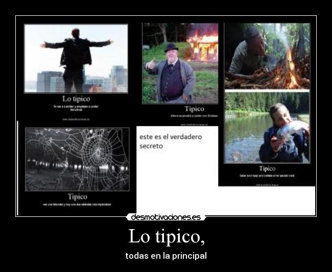 Lo tipico, - todas en la principal