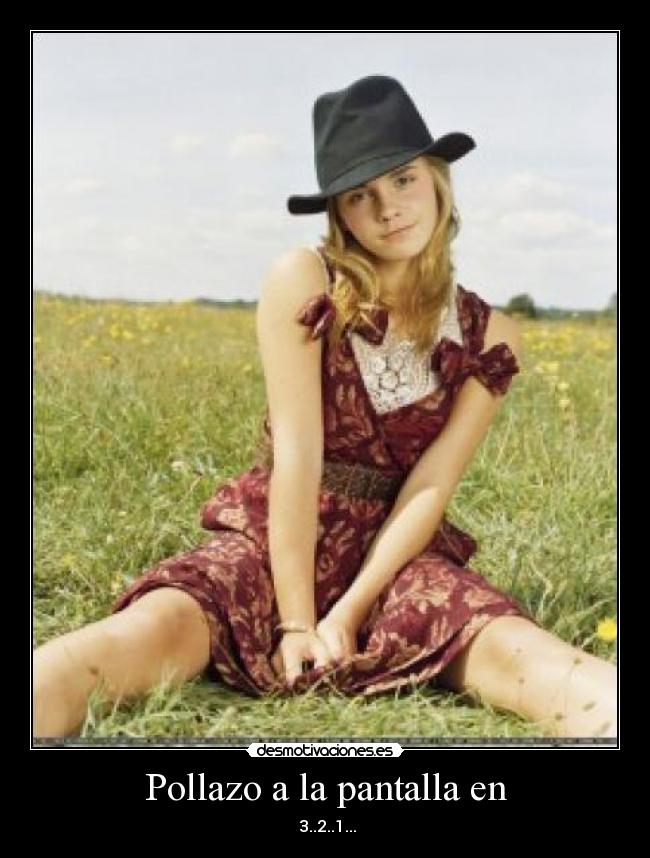 Pollazo a la pantalla en - 3..2..1...