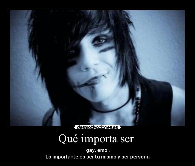 Qué importa ser -