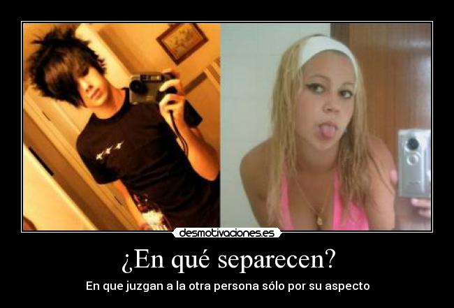 ¿En qué separecen? -