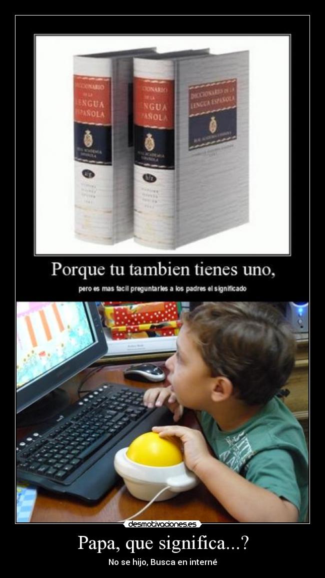 Papa, que significa...? - 