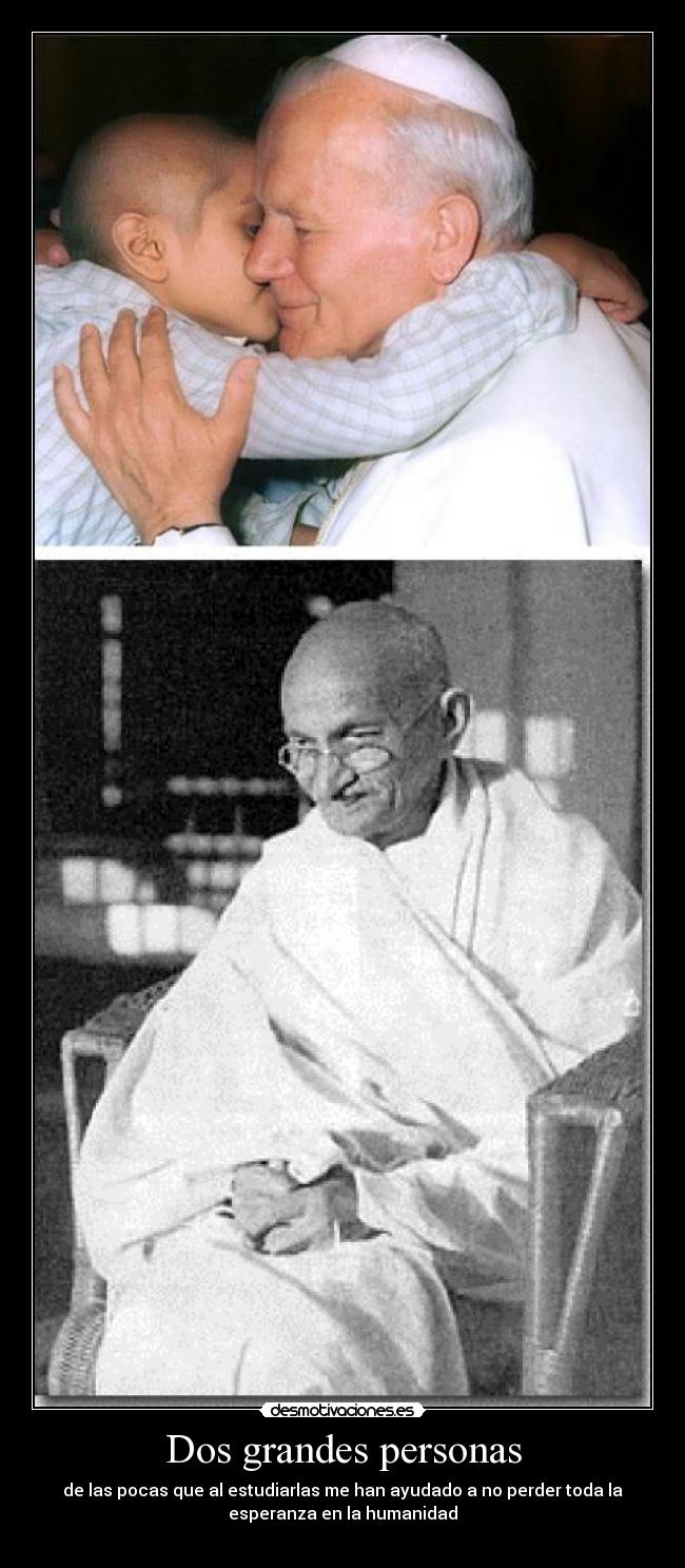 Dos grandes personas -