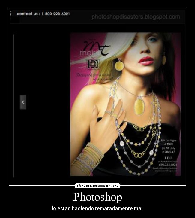 Photoshop - lo estas haciendo rematadamente mal.