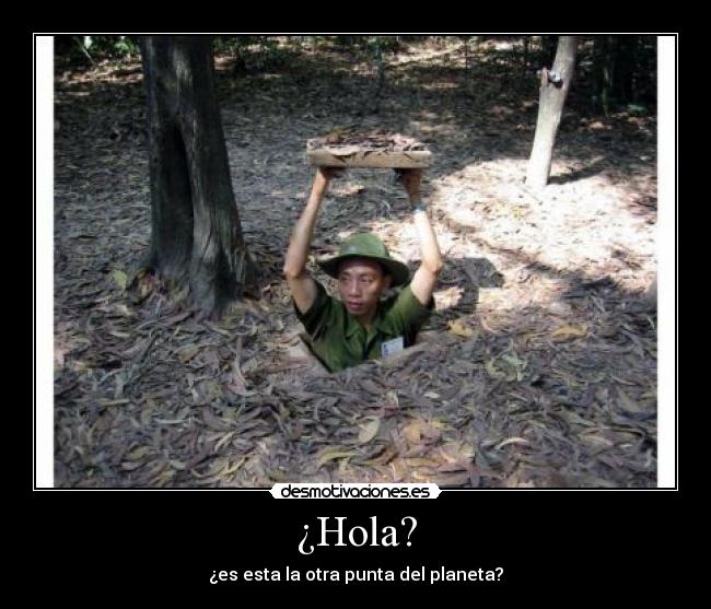 ¿Hola? -