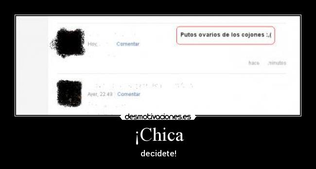 ¡Chica -