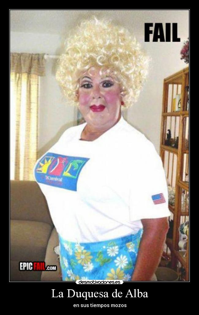 La Duquesa de Alba - en sus tiempos mozos