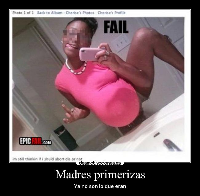 Madres primerizas - Ya no son lo que eran