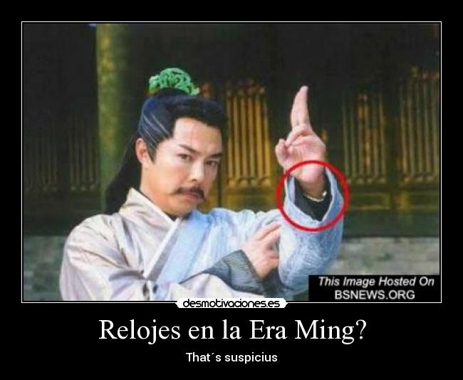 Relojes en la Era Ming? - 