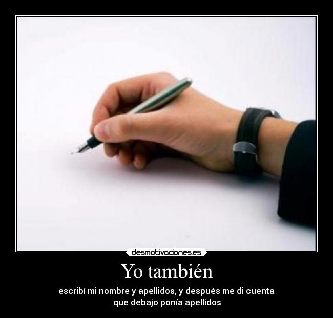 Yo también - 
