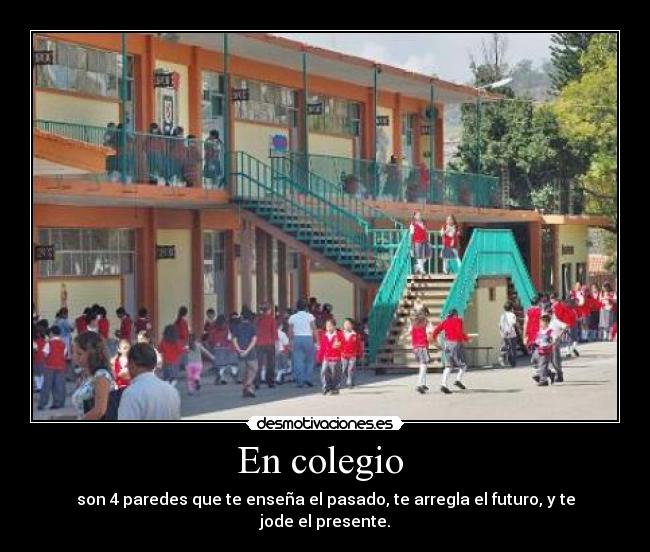 En colegio -