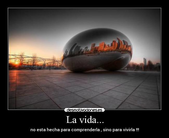 La vida... -