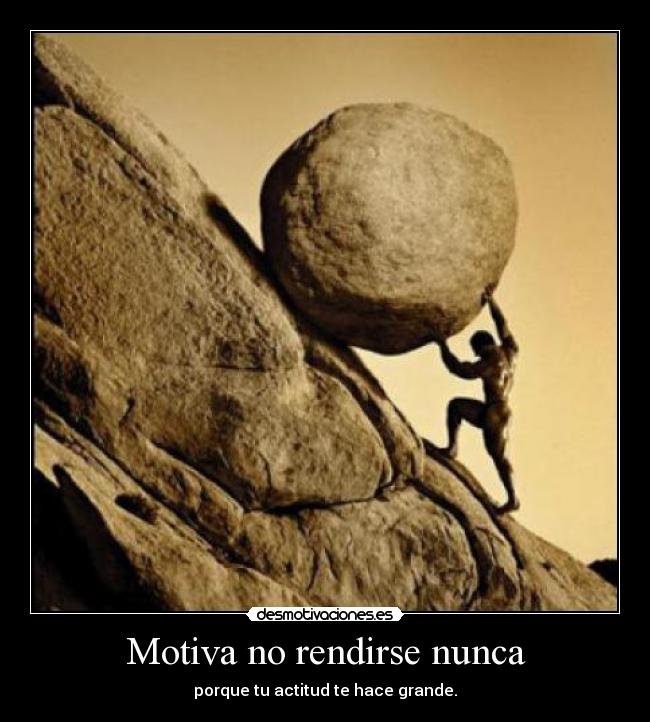 Motiva no rendirse nunca - 