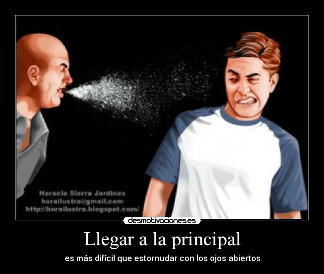 Llegar a la principal - 