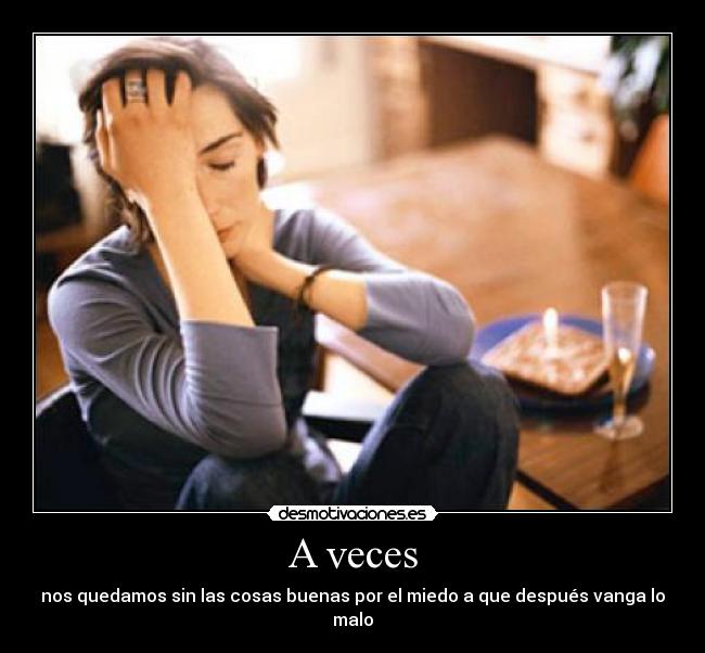 A veces -