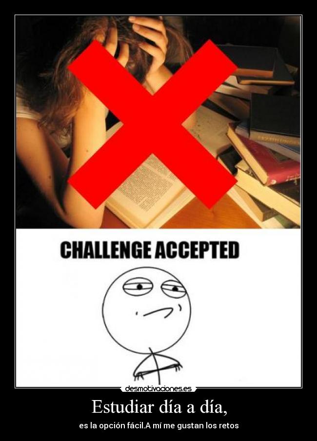 Estudiar día a día, -