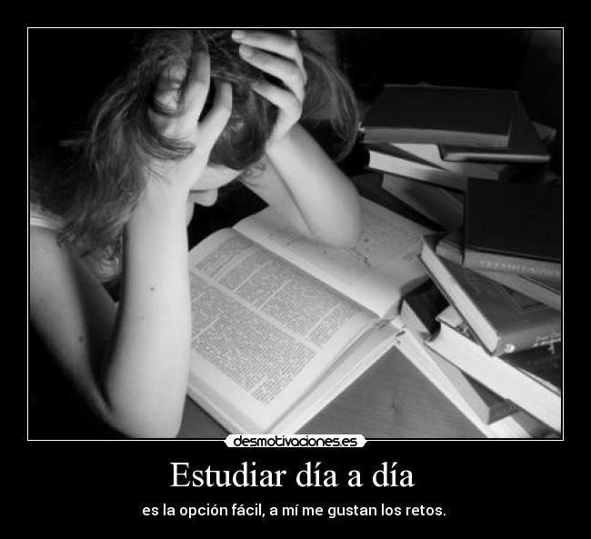Estudiar día a día -