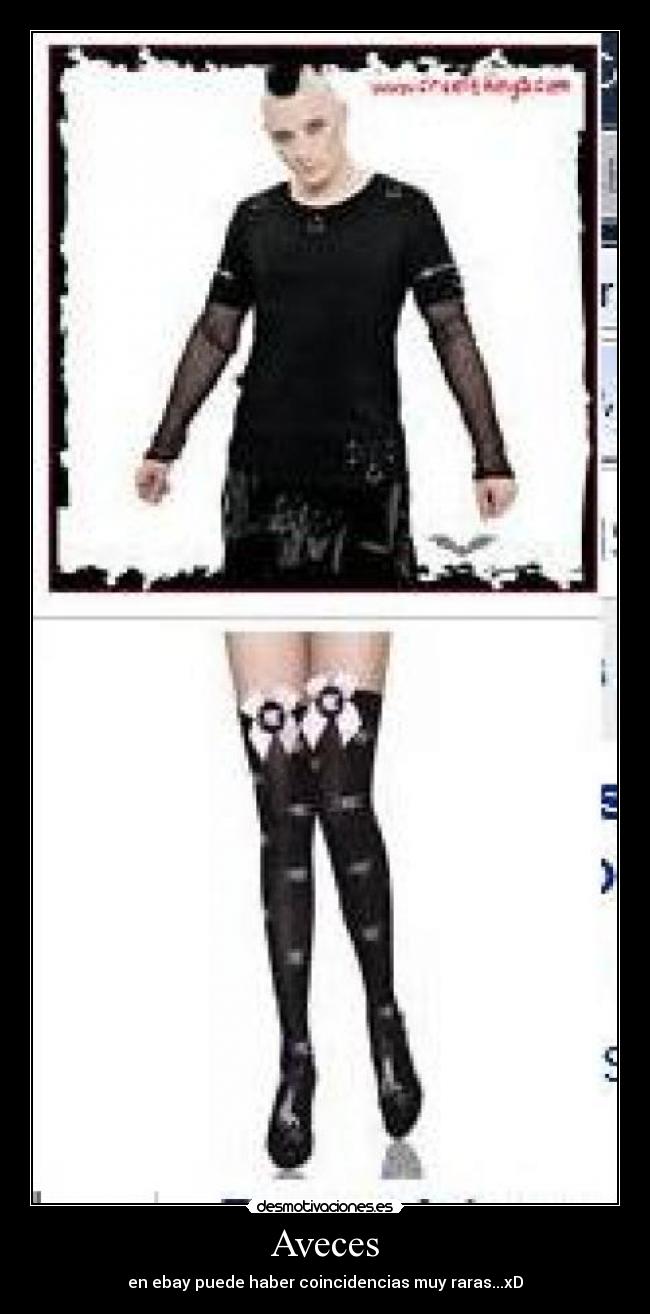 Aveces - en ebay puede haber coincidencias muy raras...xD