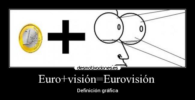 Euro+visión=Eurovisión -