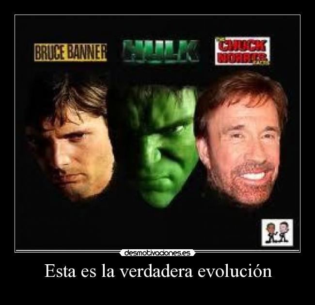 Esta es la verdadera evolución -