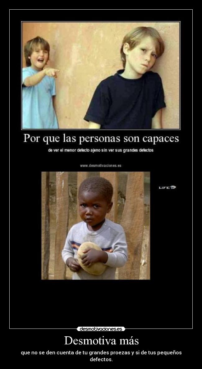 Desmotiva más - 