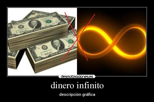 dinero infinito - descripción gráfica