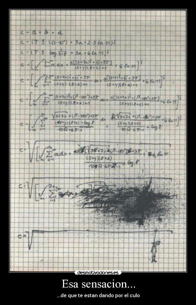 Esa sensacion... -