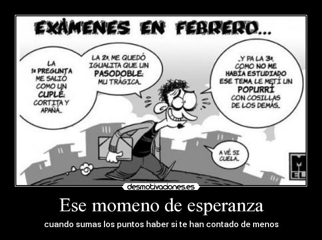 Ese momeno de esperanza - 