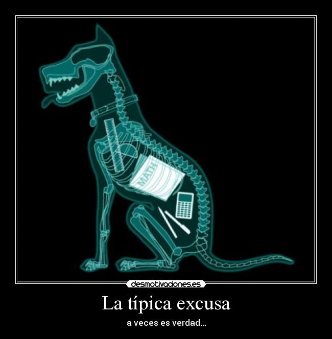 La típica excusa - 